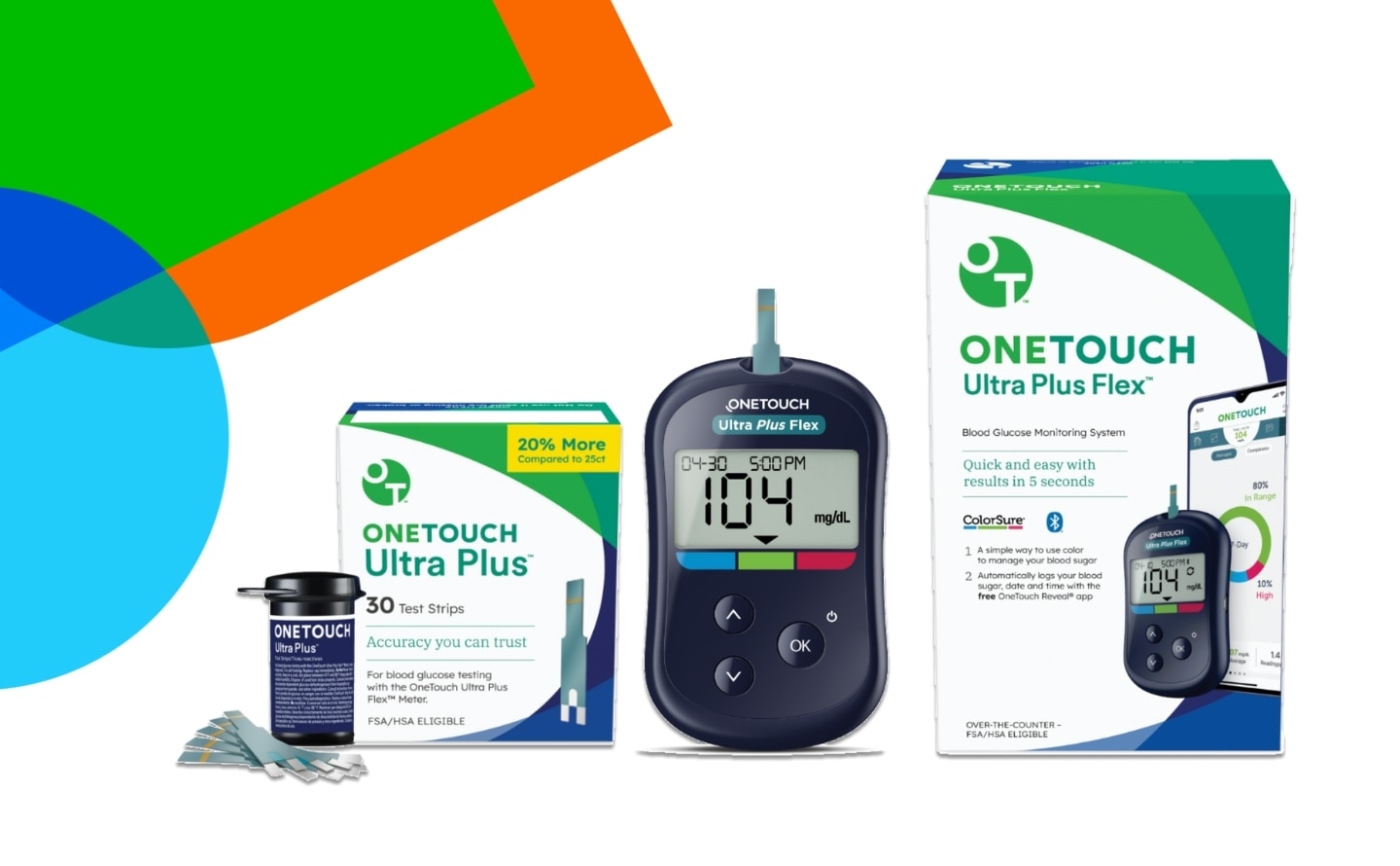 OneTouch Verio Flex Blood Glucose METER Kit