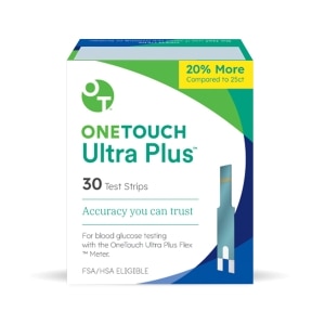 OneTouch Ultra Plus™ test strips - 30 count