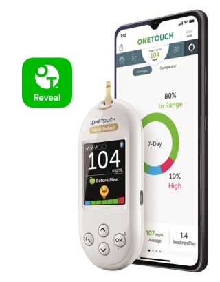 OneTouch Reveal mobile application for OneTouch Verio Reflect® meter