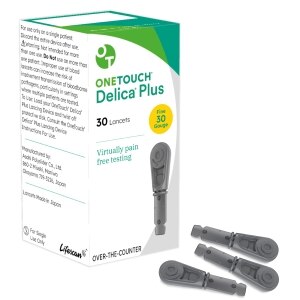 OneTouch® Delica® Plus lancets 30 gauge - 30 Count